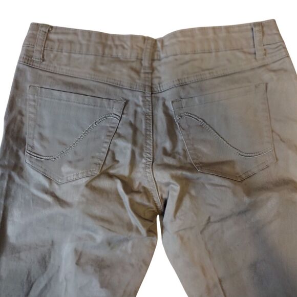 Blue Asphalt Gray Straight-Leg Stretch Low-Rise Denim Jeans Size 9 Women's - Picture 3 of 7